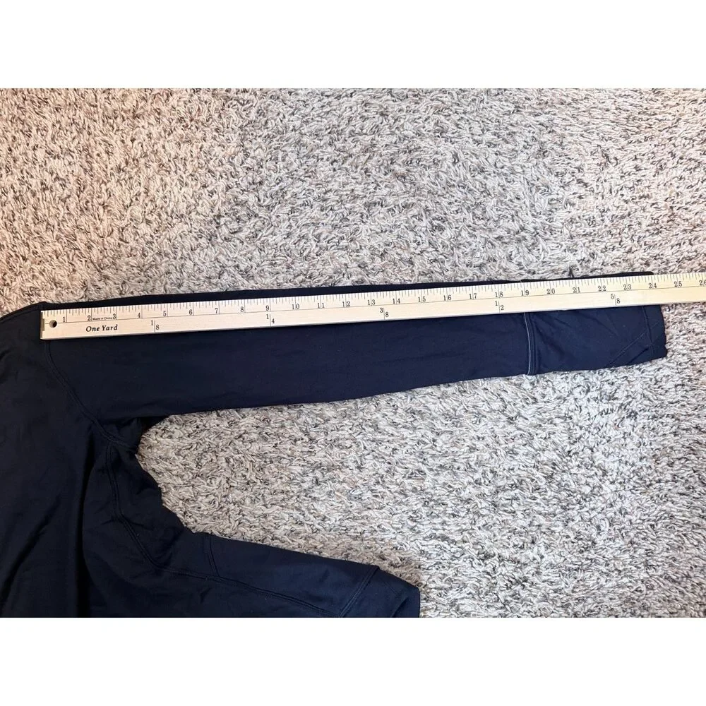 Lululemon It’s Rulu Run Long Sleeve Top - Black - Size 10‎
